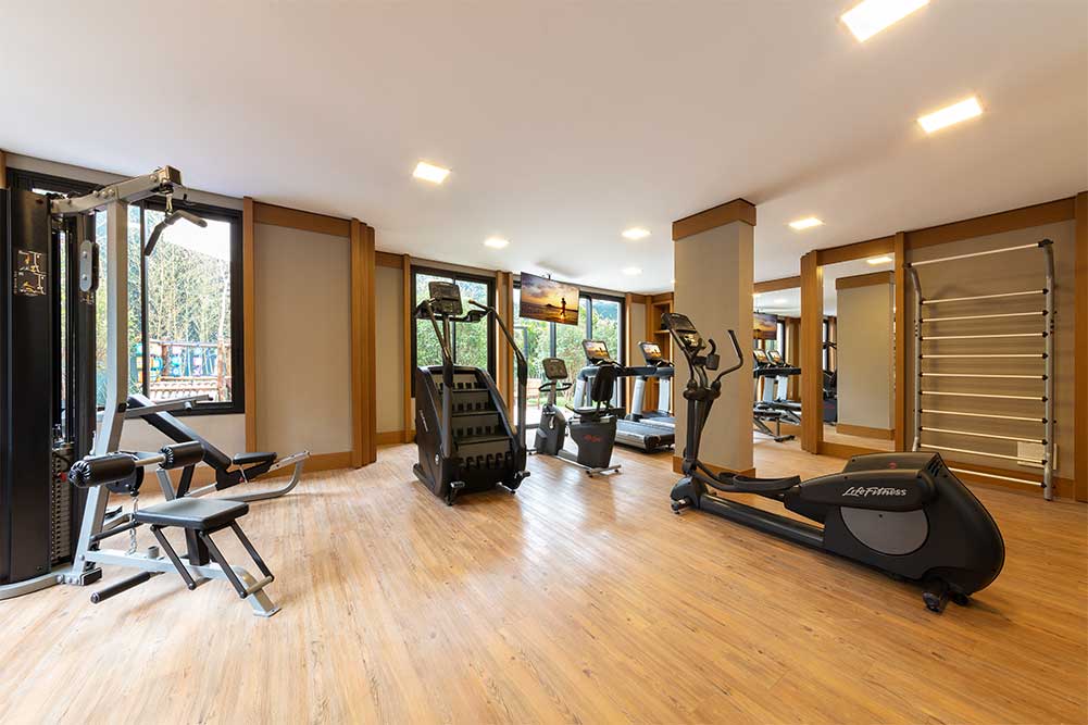 Área Fitness Saphir — depois