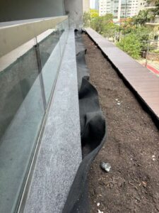 Abastecimento de terra nas jardineiras