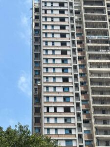 Instalação de cerâmica na fachada