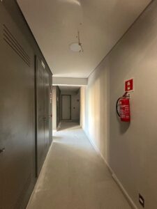 Pintura do hall de serviço