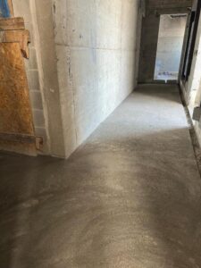 Contrapiso do hall de serviço