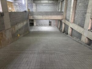 Instalação de ladrilho hidráulico do 2ºSS
