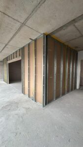 Execução de drywall
