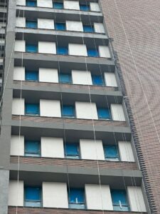 Textura da fachada