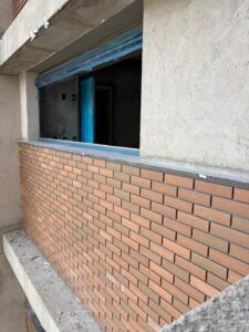 Execução de fachada ventilada