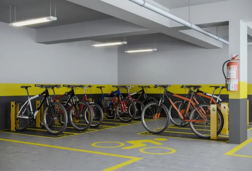 Bicicletário — antes