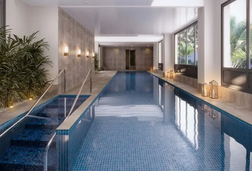 Piscina Interna — antes