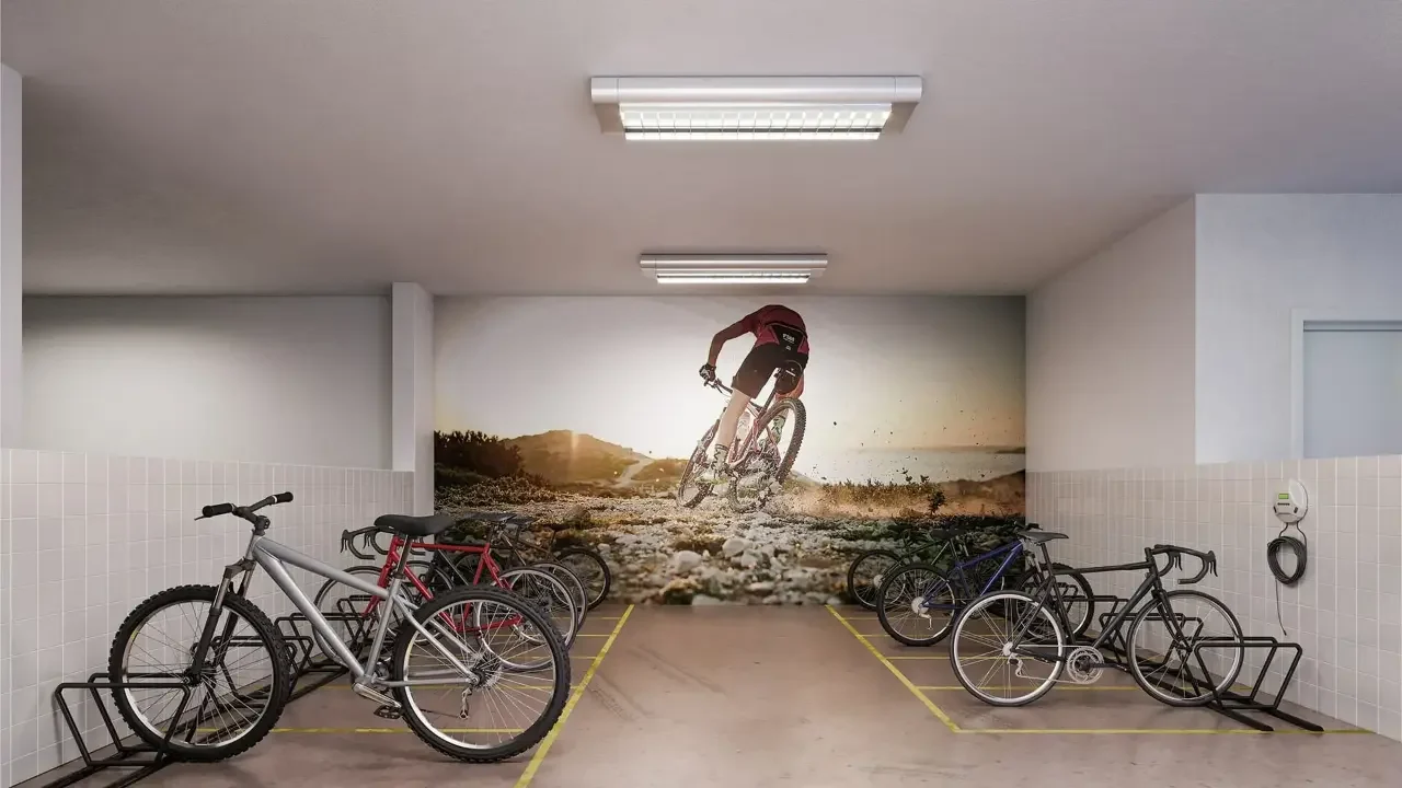 Bicicletário — antes