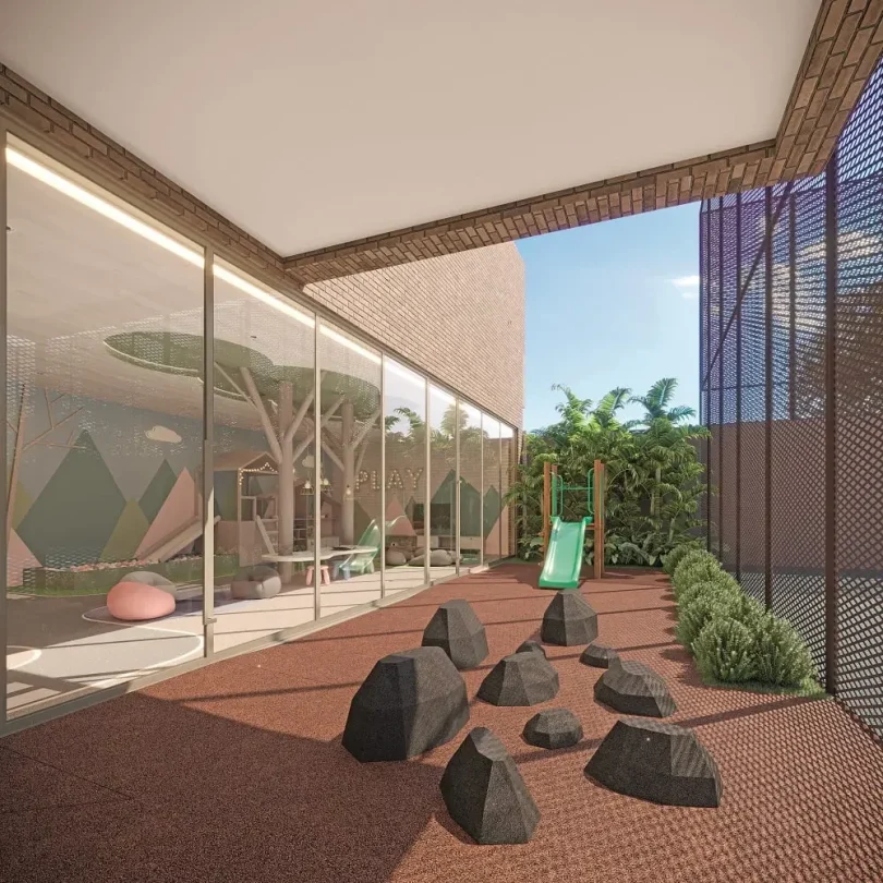 Playground coberto e descoberto