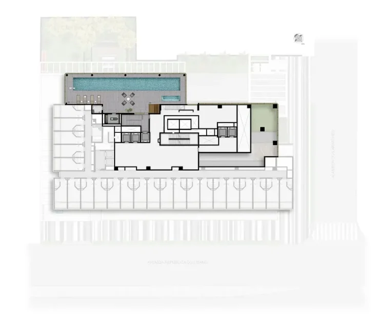 Implantação 3º pavimento