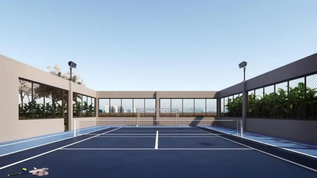 Quadra de Tênis e Futebol — antes