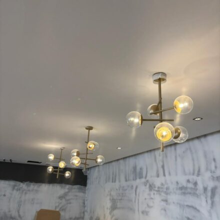 Instalação de luminárias