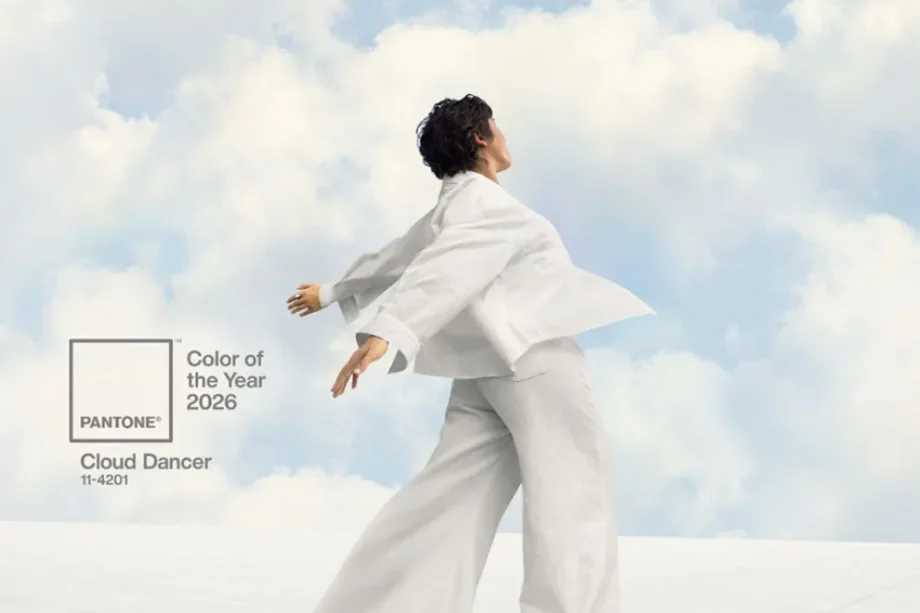 Cor do Ano 2026 – Eleita pela Pantone: Cloud Dancer