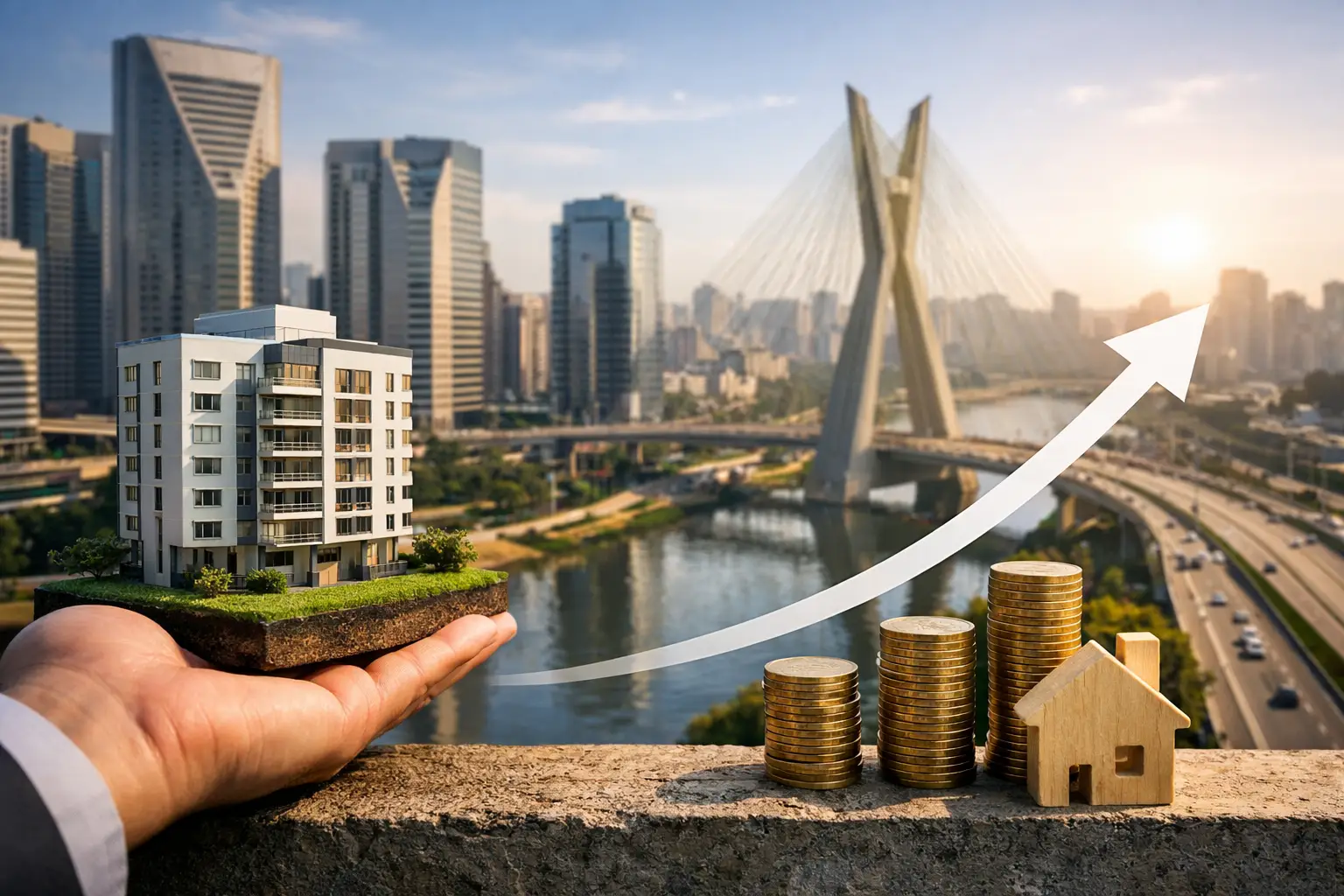 Exemplo de valorização imobiliária em São Paulo
